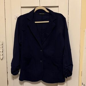 Navy blue blazer (medium?)